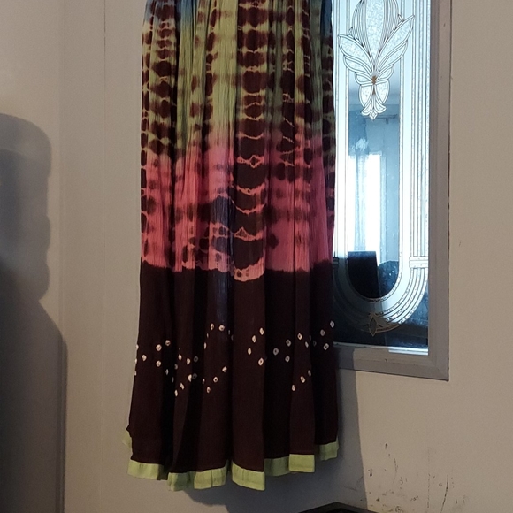Boho Tie Dye long Dress - Picture 3 of 3